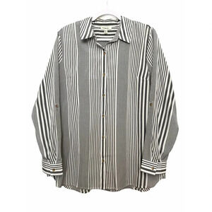 Como Blu Roll‎ Sleeve Button Down Shirt Size Large NWT